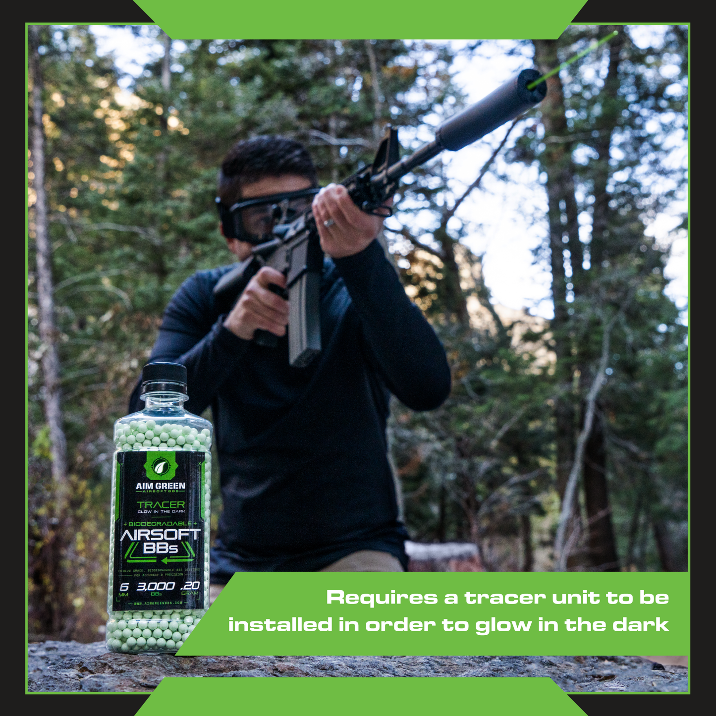 Tracer Biodegradable Airsoft BBs