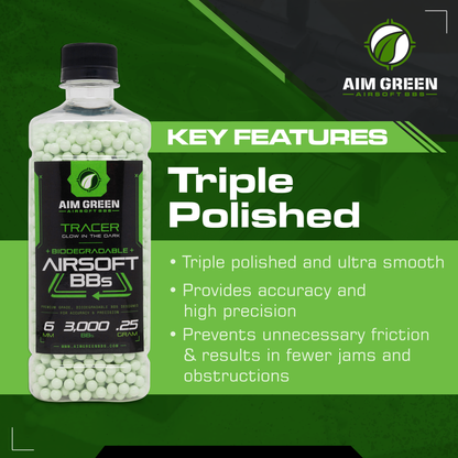 Tracer Biodegradable Airsoft BBs